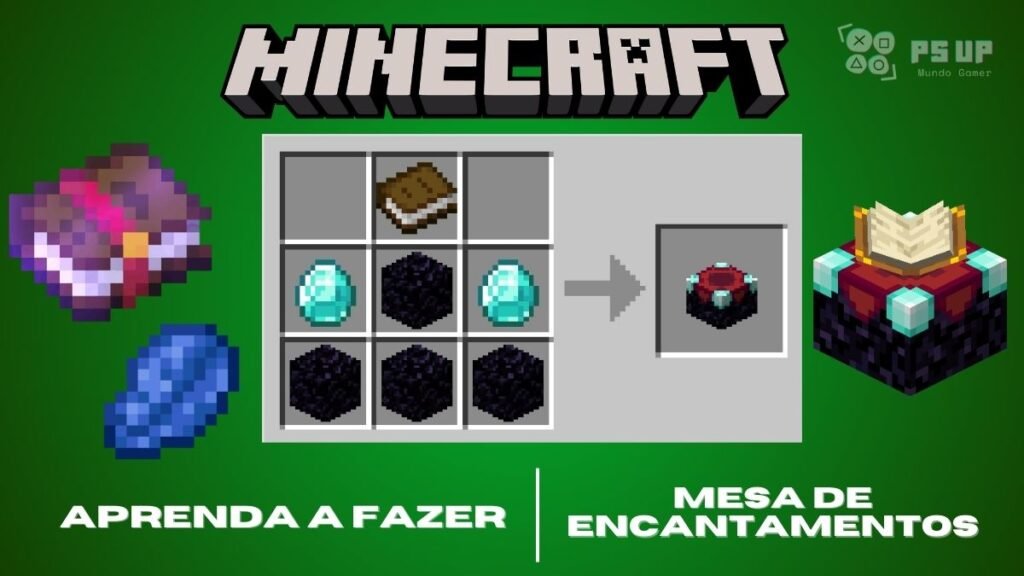 Como Encantar um Livro no Minecraft