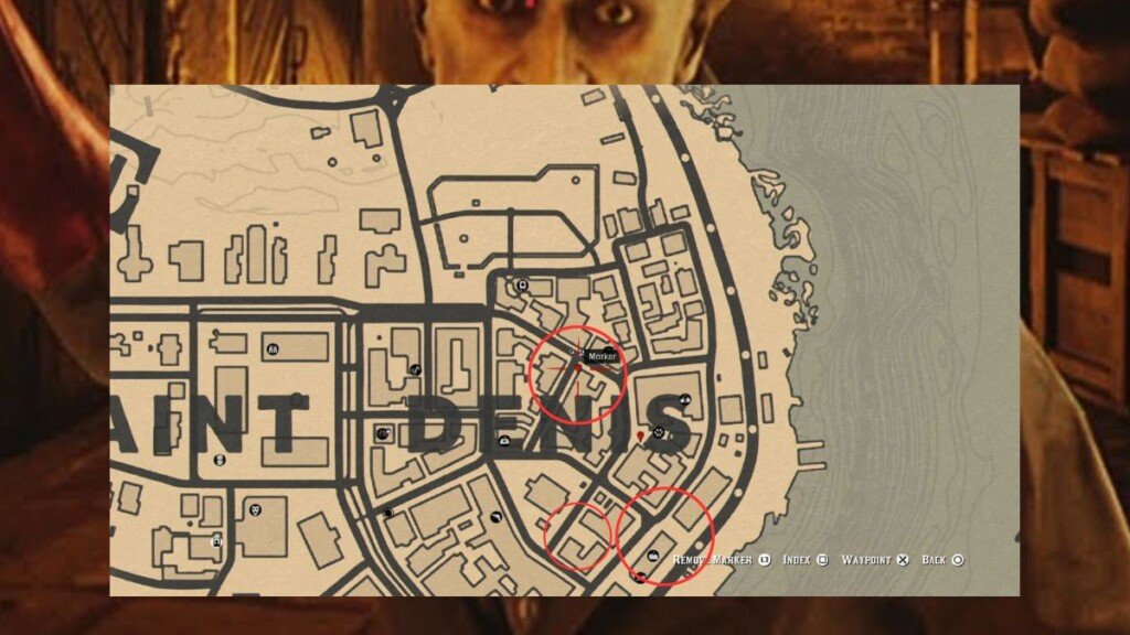 localização do vampiro em saint denis red dead redempetion 2